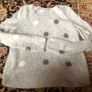 Lauren Conrad Polka Dot Sweater